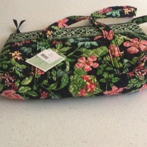 Vera  Bradley new handbag Betsy Botanica new with tabs 13 wide x 10” tall